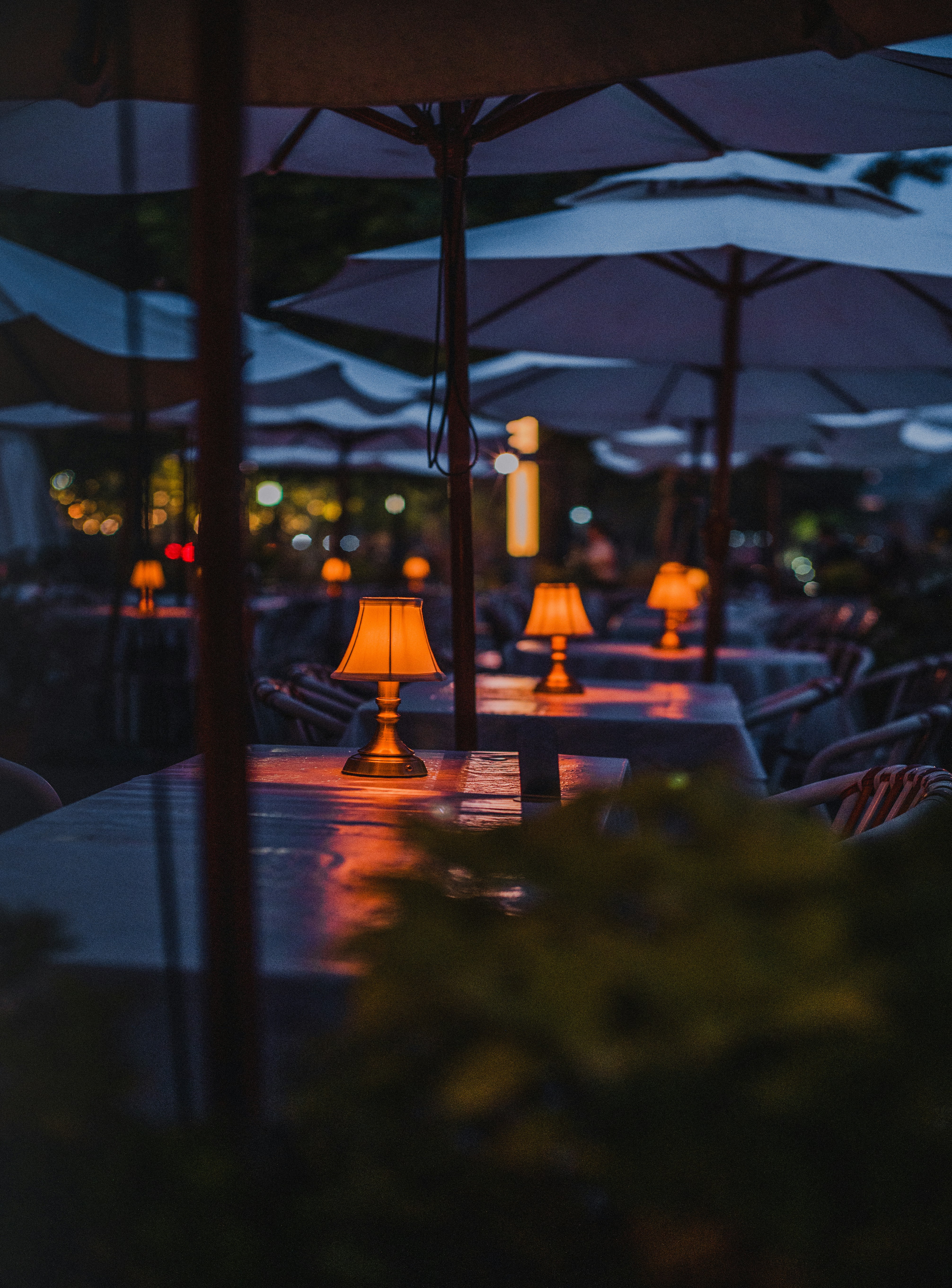 Our Patio at Night